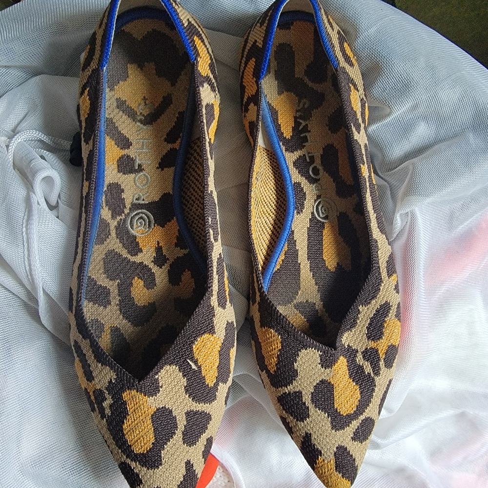 ROTHY'S BIG CAT Stylish Leopard Print Women's Shoes